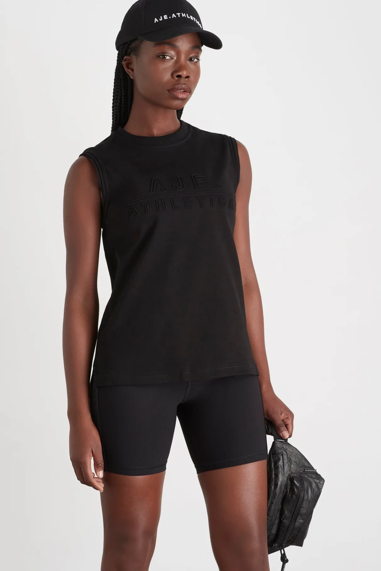 embossed_classic_logo_tank__2-1.webp Cheap Aje ATHLETICA Embossed Classic Logo Tank 101 Black