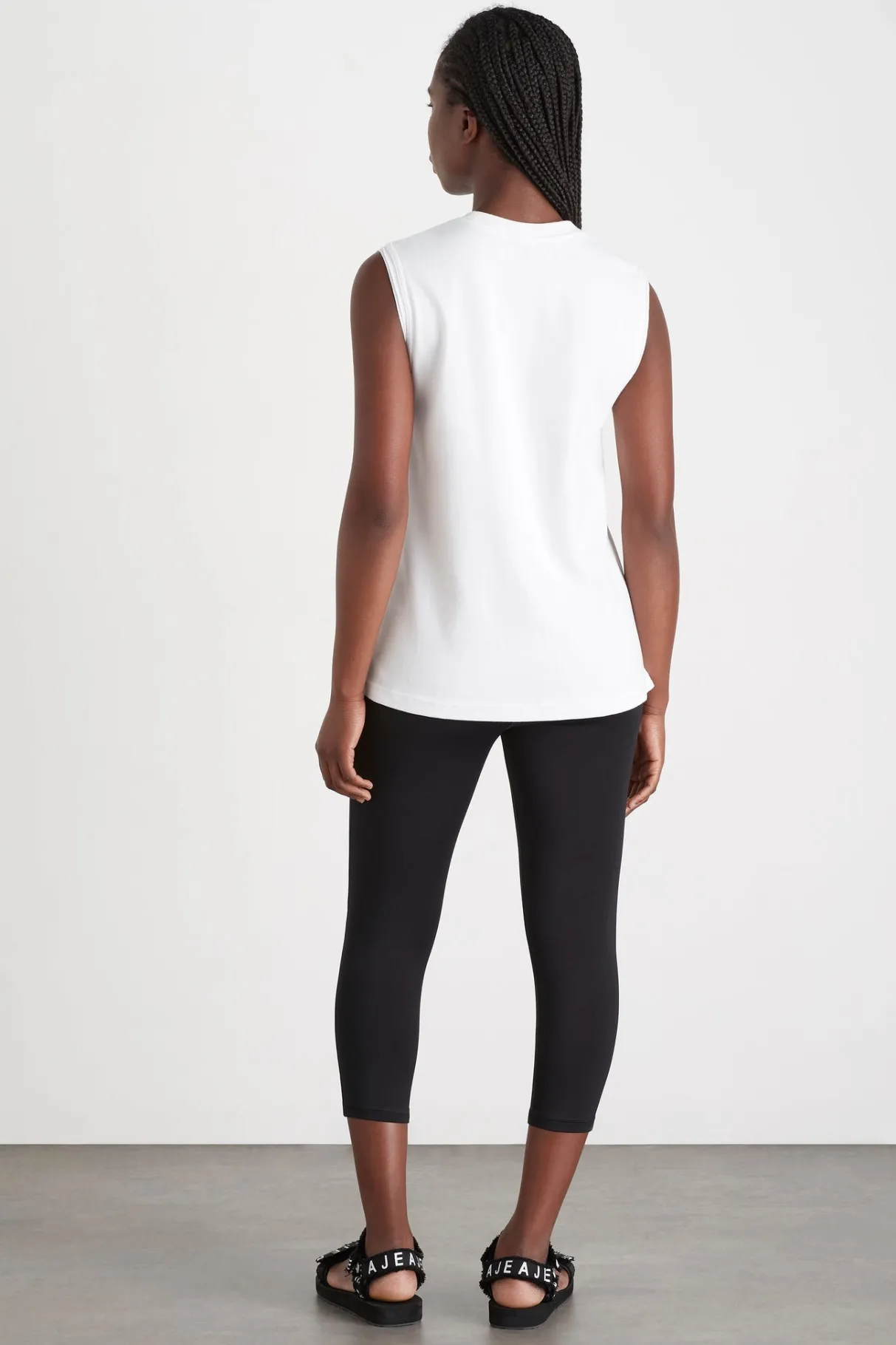 embossed_classic_logo_tank__4.webp Sale Aje ATHLETICA Embossed Classic Logo Tank 101 White
