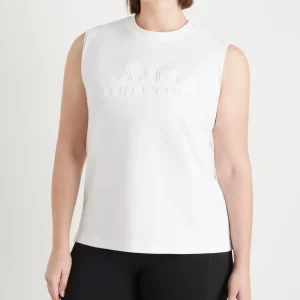 Sale Aje ATHLETICA Embossed Classic Logo Tank 101 White