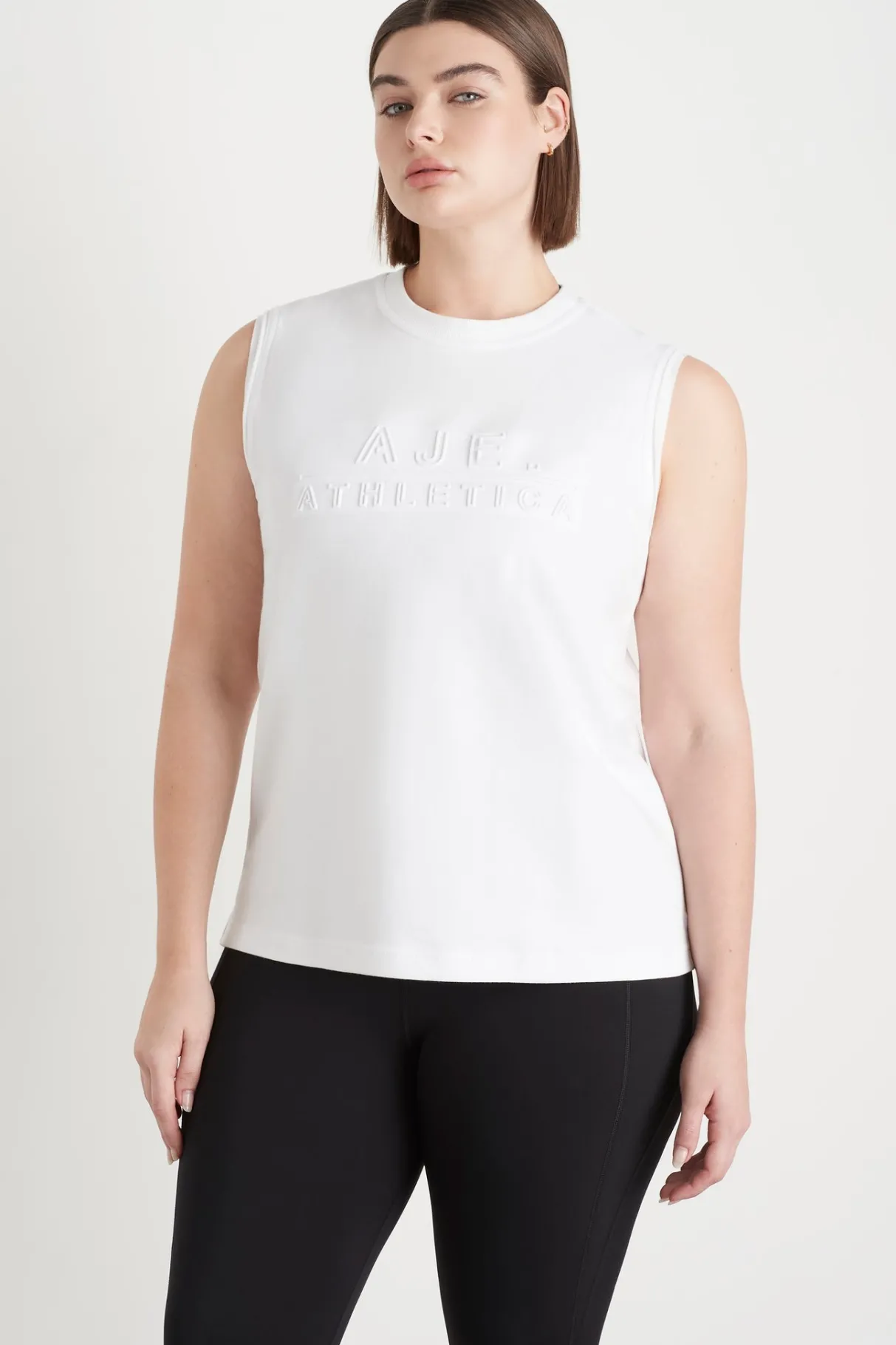embossed_classic_logo_tank__9.webp Sale Aje ATHLETICA Embossed Classic Logo Tank 101 White