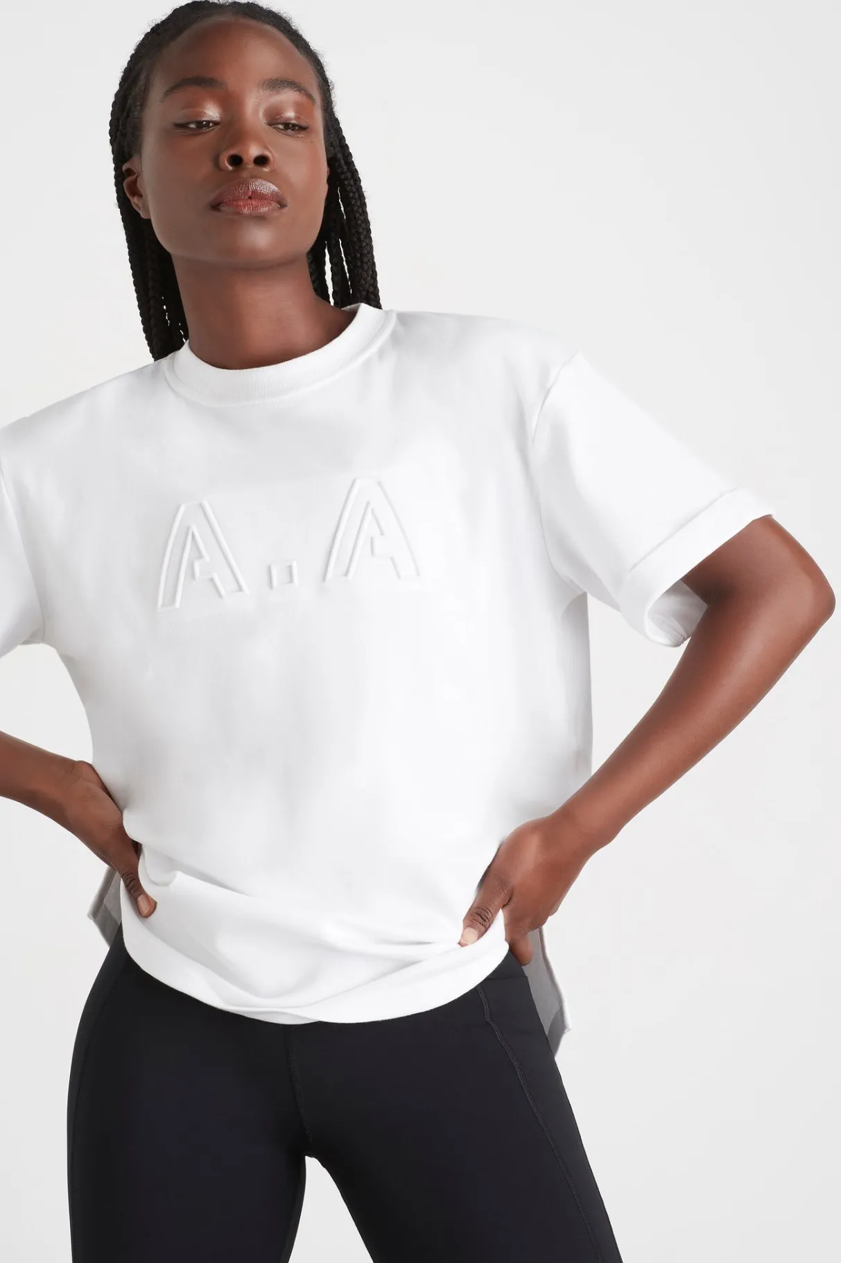 embossed_classic_logo_tshirt__0.webp Online Aje ATHLETICA Embossed Classic Logo T-Shirt 103 White