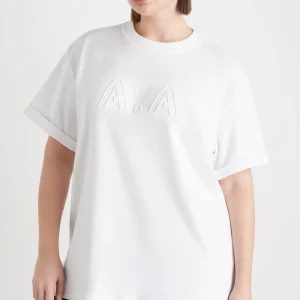 Online Aje ATHLETICA Embossed Classic Logo T-Shirt 103 White
