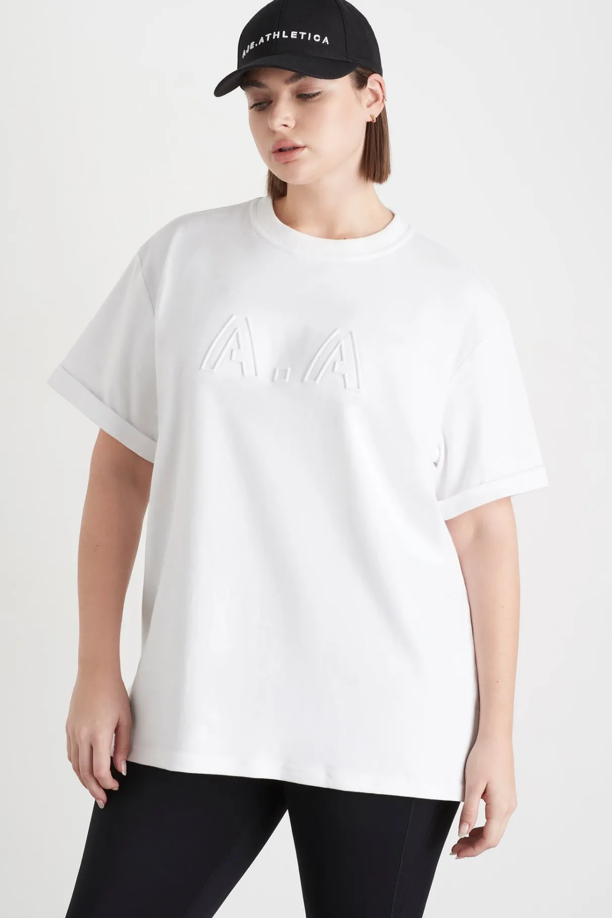 embossed_classic_logo_tshirt__10.webp Online Aje ATHLETICA Embossed Classic Logo T-Shirt 103 White