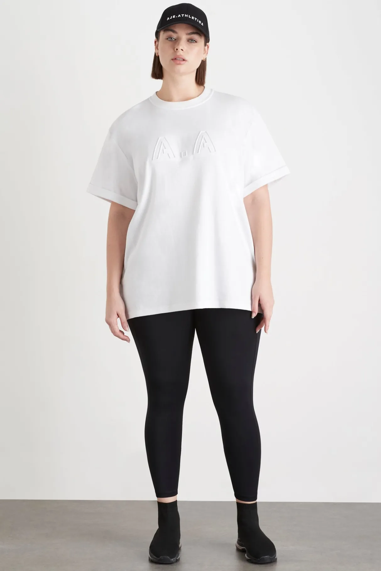 embossed_classic_logo_tshirt__11.webp Online Aje ATHLETICA Embossed Classic Logo T-Shirt 103 White