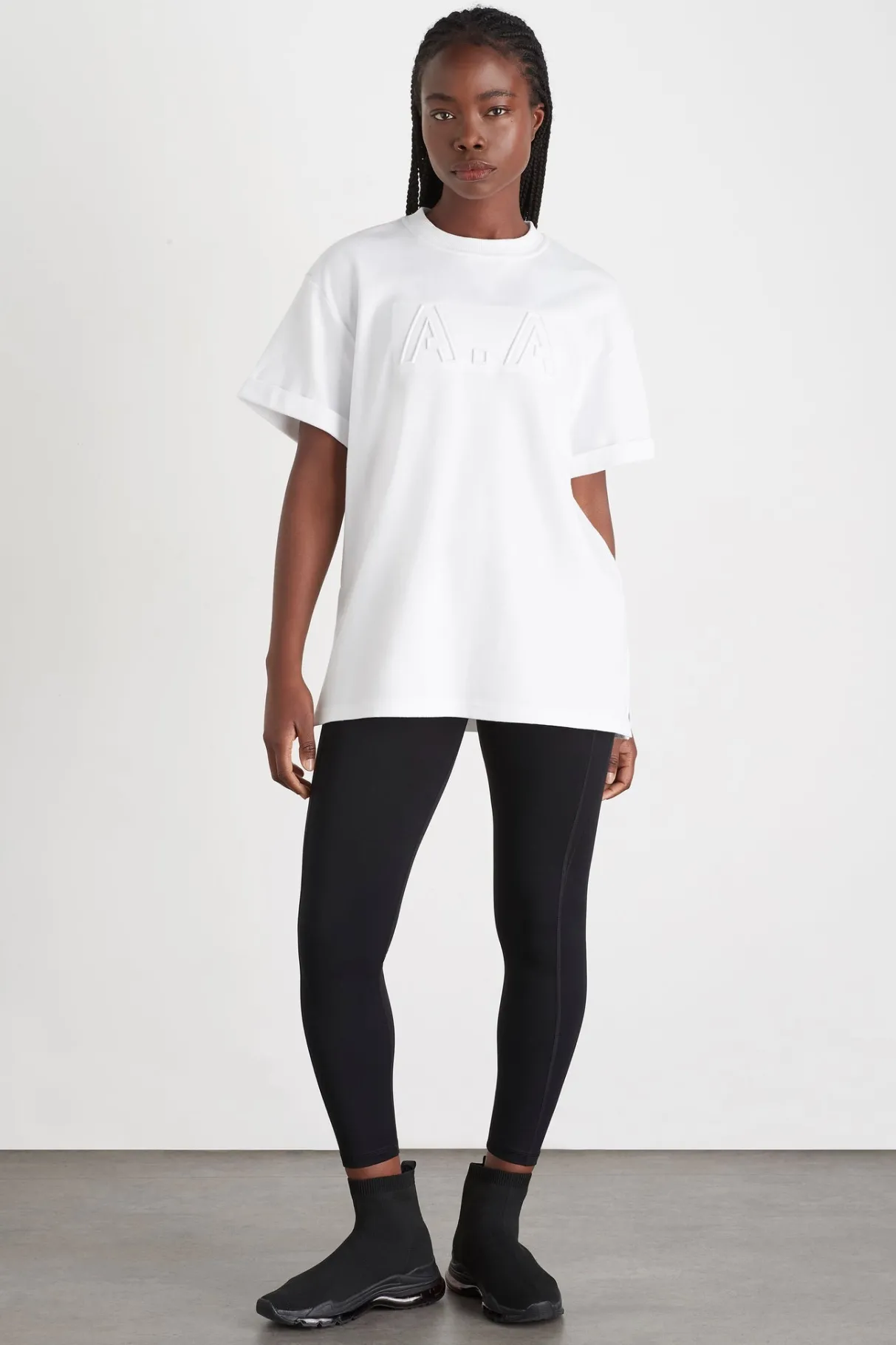 embossed_classic_logo_tshirt__2.webp Online Aje ATHLETICA Embossed Classic Logo T-Shirt 103 White