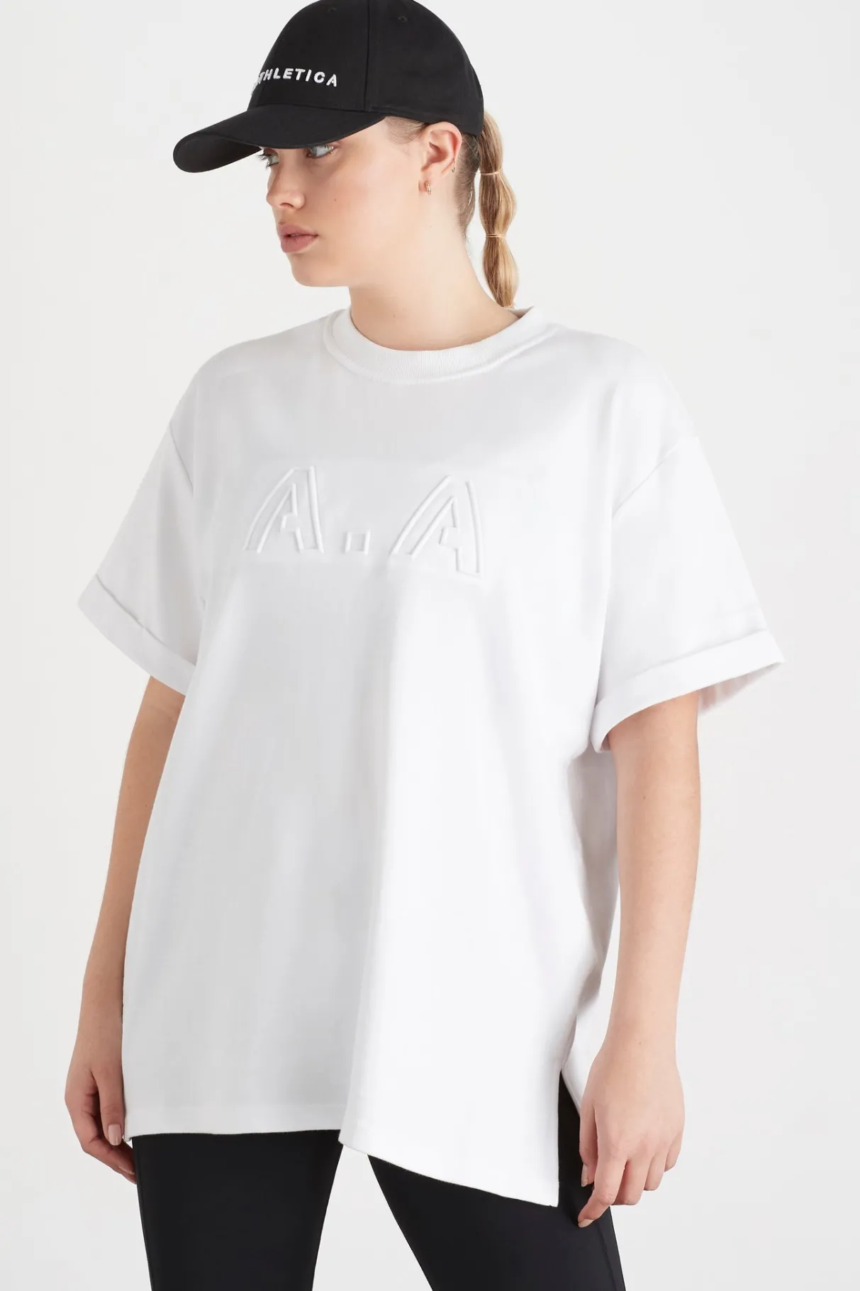 embossed_classic_logo_tshirt__6.webp Online Aje ATHLETICA Embossed Classic Logo T-Shirt 103 White
