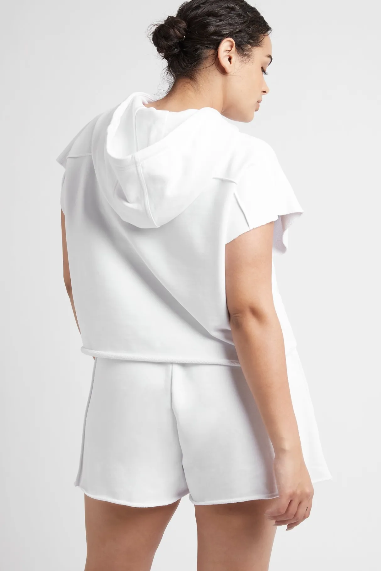 embossed_classic_short_sleeve_cropped_hoodie__14.webp Hot Aje ATHLETICA Embossed Classic Short Sleeve Cropped Hoodie 402 White