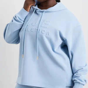 Cheap Aje ATHLETICA Embossed Logo Hoodie 428 Steel Blue