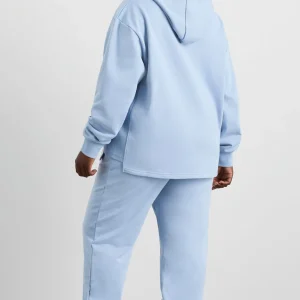 Cheap Aje ATHLETICA Embossed Logo Hoodie 428 Steel Blue