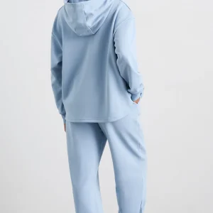 Cheap Aje ATHLETICA Embossed Logo Hoodie 428 Steel Blue