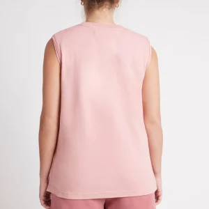 Discount Aje ATHLETICA Embossed Logo Tank 101 Rose Quartz/Rose Pink