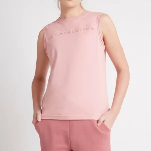 Discount Aje ATHLETICA Embossed Logo Tank 101 Rose Quartz/Rose Pink