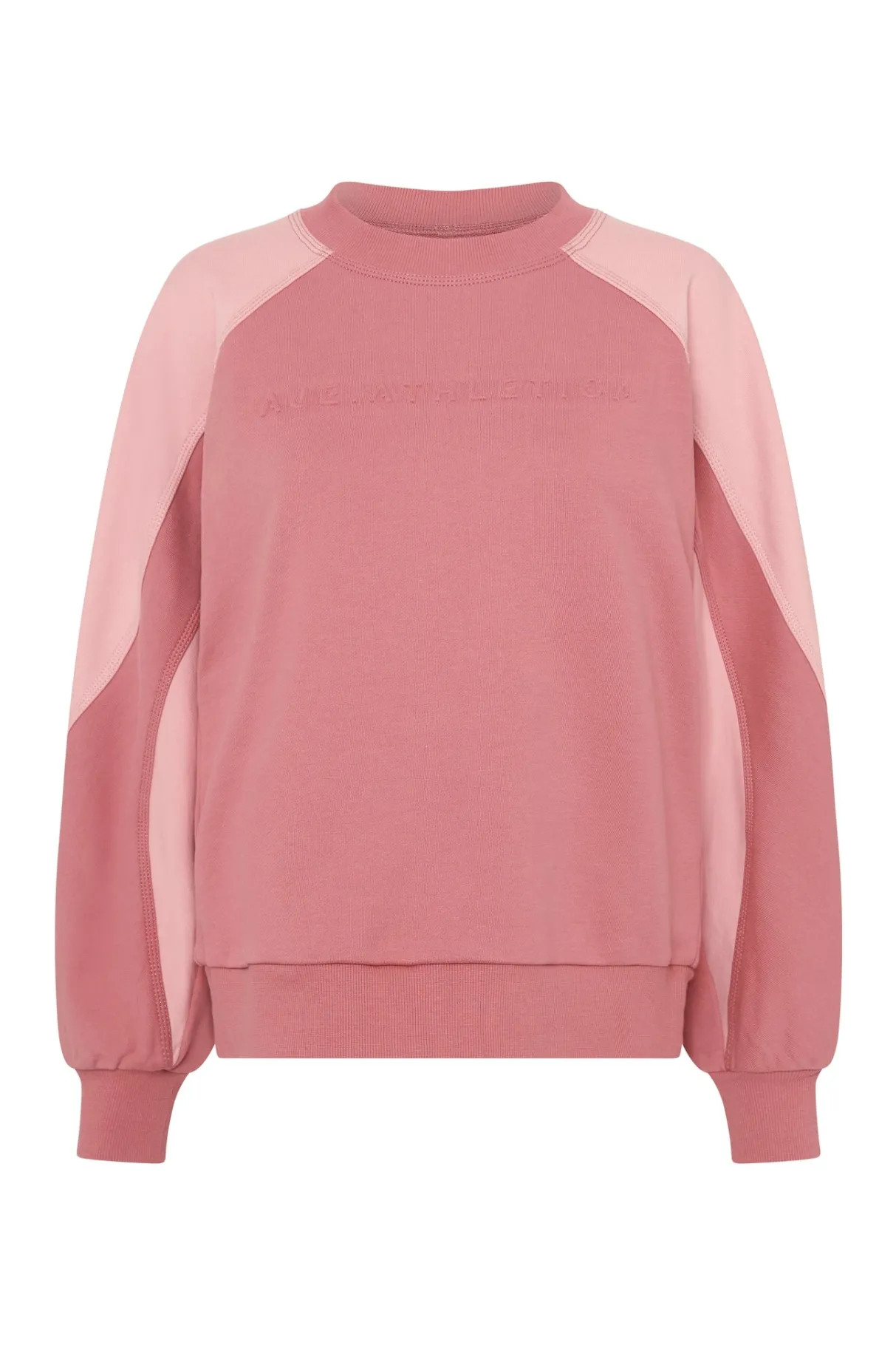 embossed_signature_logo_crew_jumper__1-1.webp Best Aje ATHLETICA Embossed Signature Logo Crew Jumper 410 Rose Pink/Rose Quartz