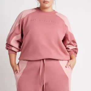 Best Aje ATHLETICA Embossed Signature Logo Crew Jumper 410 Rose Pink/Rose Quartz