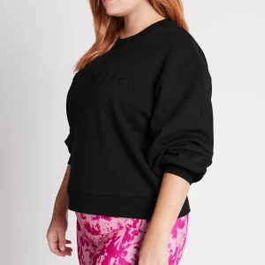 Best Sale Aje ATHLETICA Embossed Signature Logo Crew Jumper 414 Black