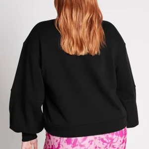 Best Sale Aje ATHLETICA Embossed Signature Logo Crew Jumper 414 Black