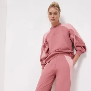 Best Aje ATHLETICA Embossed Signature Logo Crew Jumper 410 Rose Pink/Rose Quartz