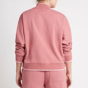 Best Sale Aje ATHLETICA Embossed Signature Logo Funnel Neck Jumper 412 Rose Pink/Rose Quartz