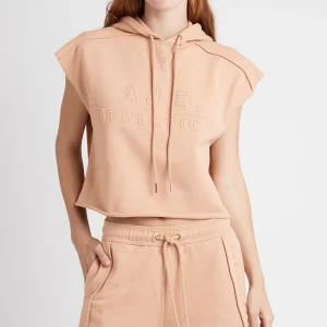 Clearance Aje ATHLETICA Embossed Signature Logo Sweat Shorts 603 Sand
