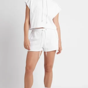Cheap Aje ATHLETICA Embossed Signature Logo Sweat Shorts 603 White