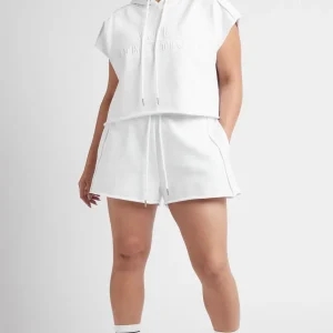 Cheap Aje ATHLETICA Embossed Signature Logo Sweat Shorts 603 White