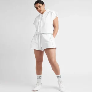 Cheap Aje ATHLETICA Embossed Signature Logo Sweat Shorts 603 White