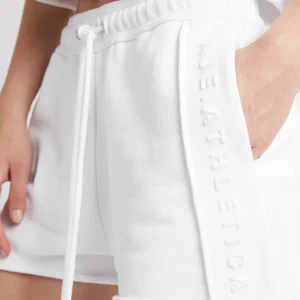 Cheap Aje ATHLETICA Embossed Signature Logo Sweat Shorts 603 White