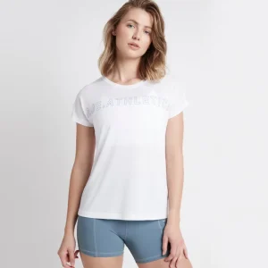 Cheap Aje ATHLETICA Embossed Signature Logo Training T-Shirt 110 White/Storm Blue