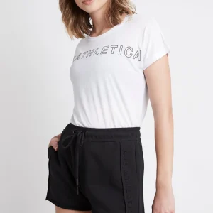 Fashion Aje ATHLETICA Embossed Signature Logo Training T-Shirt 110 White/Black