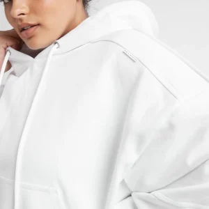 Discount Aje ATHLETICA Essential Cropped Hoodie 405 White