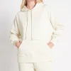Cheap Aje ATHLETICA Essential Hoodie 411 Light Ivory/Gold