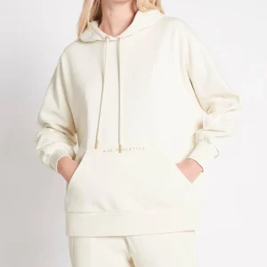 Cheap Aje ATHLETICA Essential Hoodie 411 Light Ivory/Gold