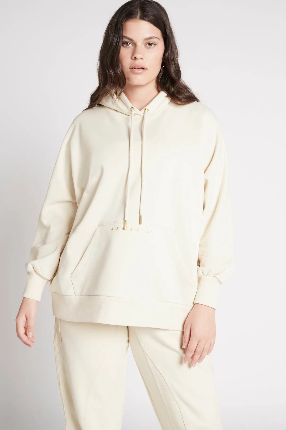 essential_hoodie__6.webp Cheap Aje ATHLETICA Essential Hoodie 411 Light Ivory/Gold