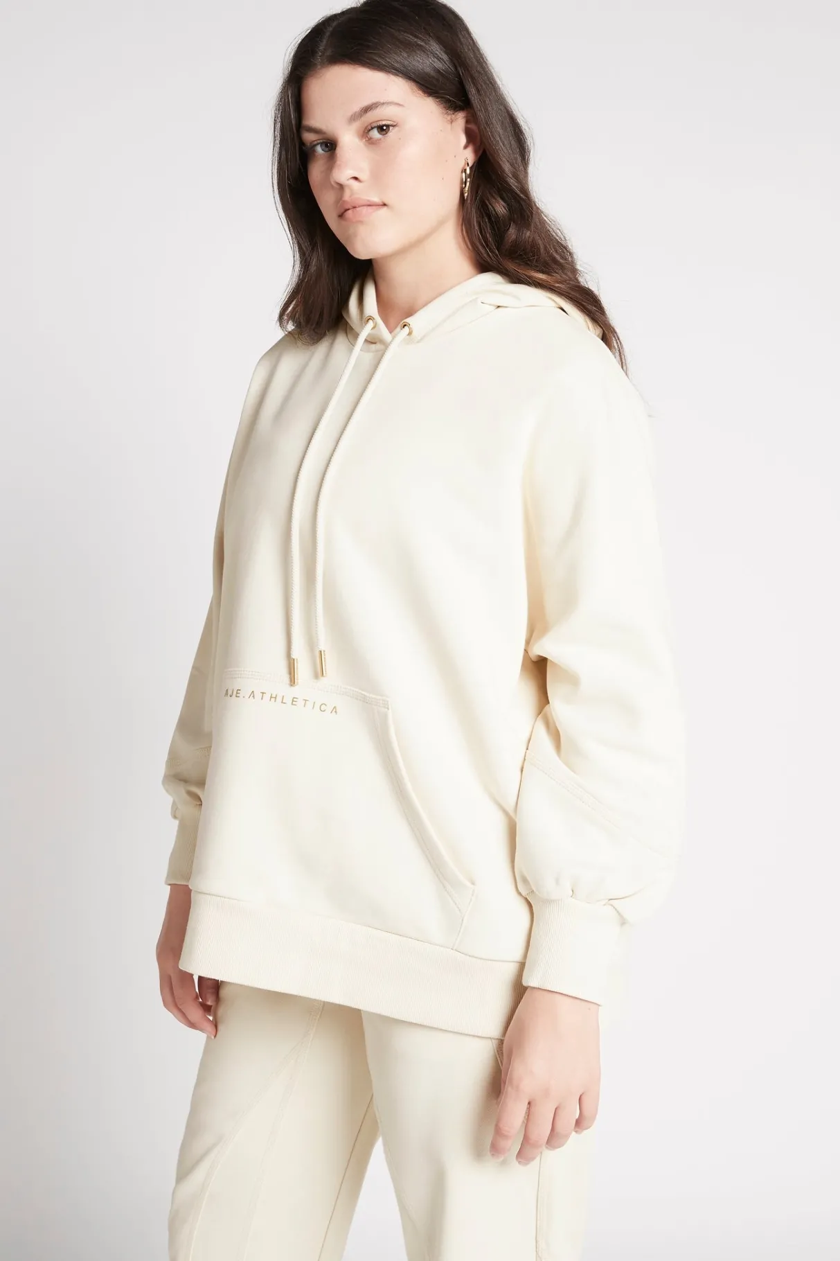essential_hoodie__7.webp Cheap Aje ATHLETICA Essential Hoodie 411 Light Ivory/Gold