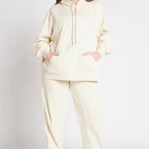 Cheap Aje ATHLETICA Essential Hoodie 411 Light Ivory/Gold