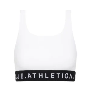 Hot Aje ATHLETICA Essential Logotape Sports Bra 307 White/Black