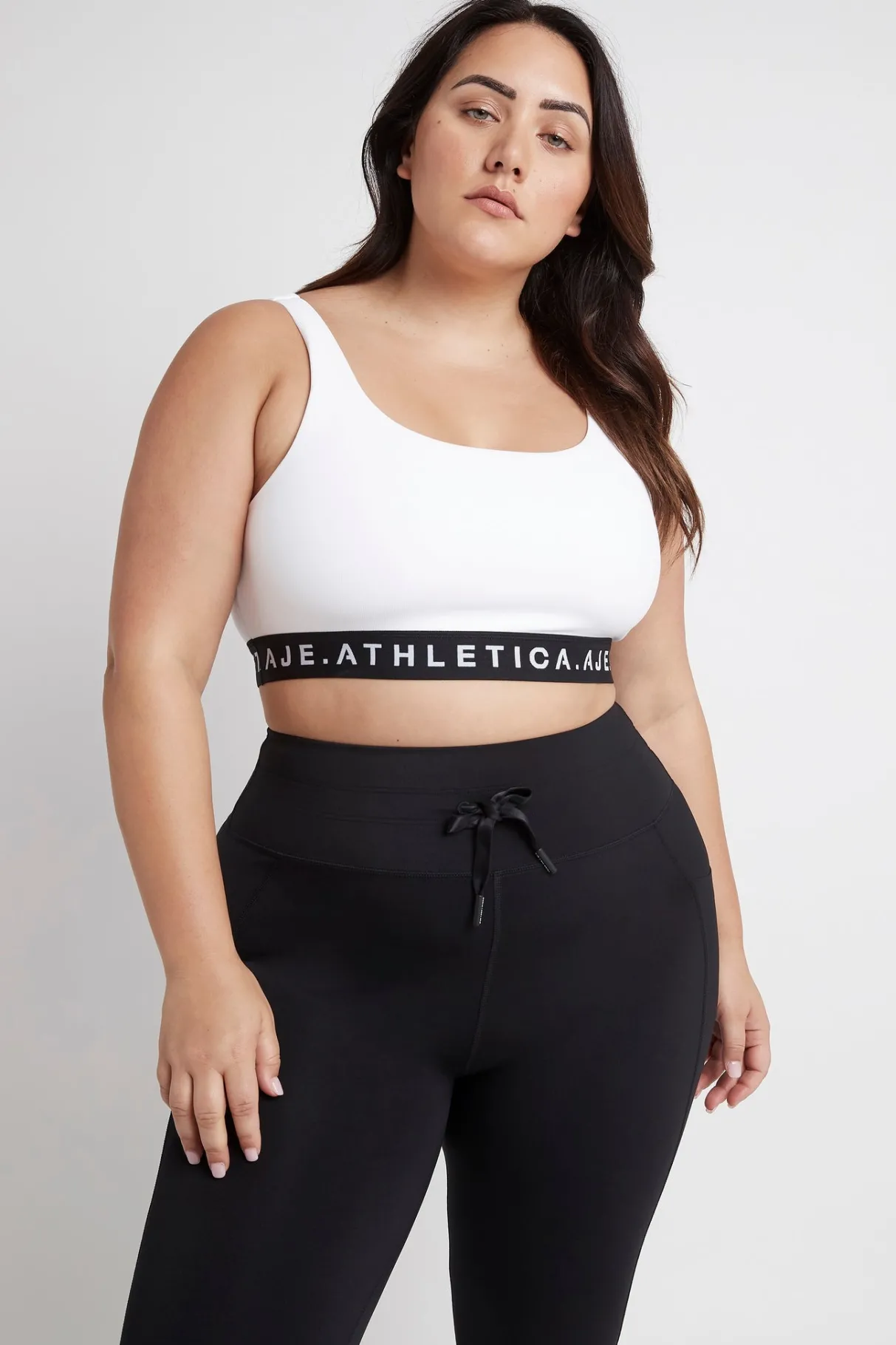 essential_logotape_sports_bra__10.webp Hot Aje ATHLETICA Essential Logotape Sports Bra 307 White/Black