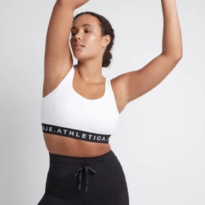Hot Aje ATHLETICA Essential Logotape Sports Bra 307 White/Black
