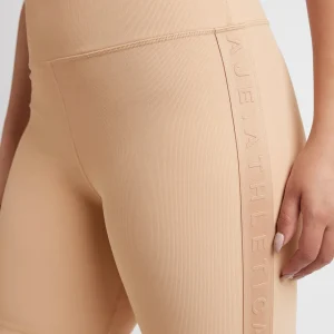 Best Sale Aje ATHLETICA Essential Mid Length Bike Shorts 601 Sand