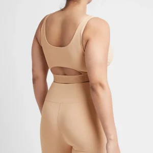 Best Sale Aje ATHLETICA Essential Mid Length Bike Shorts 601 Sand