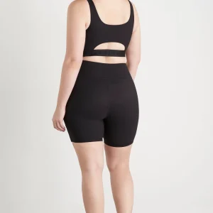 New Aje ATHLETICA Essential Mid Length Bike Shorts 601 Black