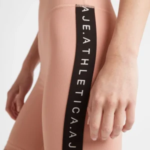 Fashion Aje ATHLETICA Essential Mid Length Bike Shorts 601 Sunset Pink