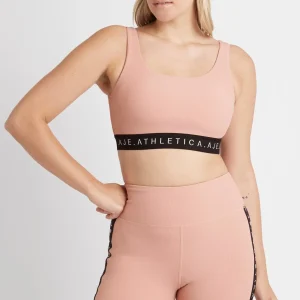 Fashion Aje ATHLETICA Essential Mid Length Bike Shorts 601 Sunset Pink
