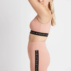 Fashion Aje ATHLETICA Essential Mid Length Bike Shorts 601 Sunset Pink