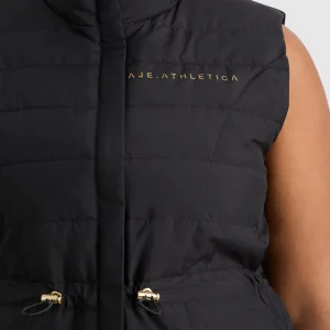 Sale Aje ATHLETICA Essential Puffer Vest 721 Black