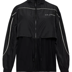 Sale Aje ATHLETICA Essential Windbreaker Jacket 718 Black/Light Ivory