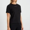 Shop Aje ATHLETICA Fitted Logo T-Shirt 102 Black