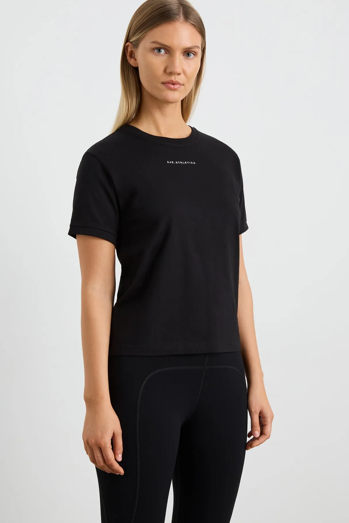 fitted_logo_tshirt__0-1.webp Shop Aje ATHLETICA Fitted Logo T-Shirt 102 Black