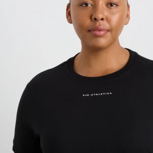 Shop Aje ATHLETICA Fitted Logo T-Shirt 102 Black