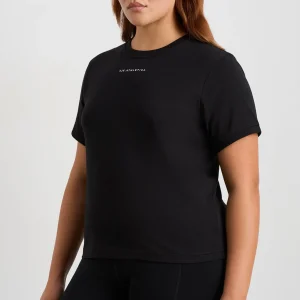 Shop Aje ATHLETICA Fitted Logo T-Shirt 102 Black